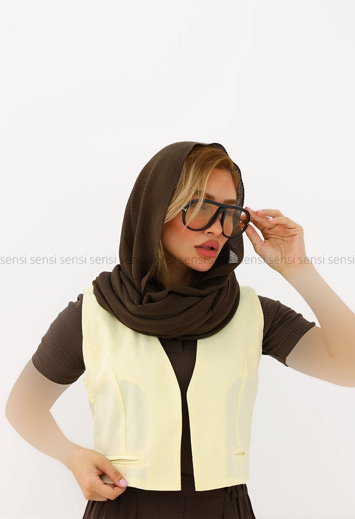 جلیقه زنانه ساده رنگی کد1006413